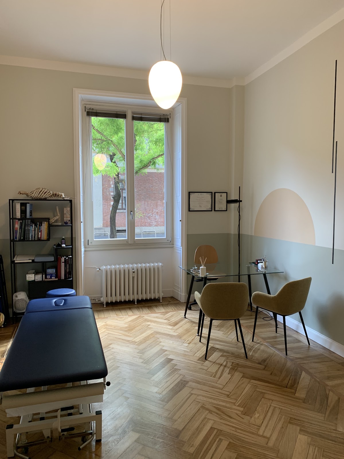 Interno dello studio di osteopatia
